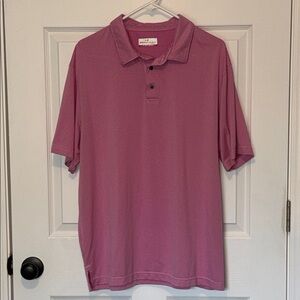 Grand Slam Men's Polo Shirt in Rich Pink